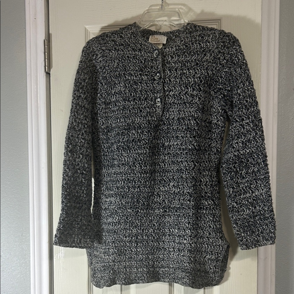 🦉3for$10 Moving🚚Sale Gould back white knit sweater vintage